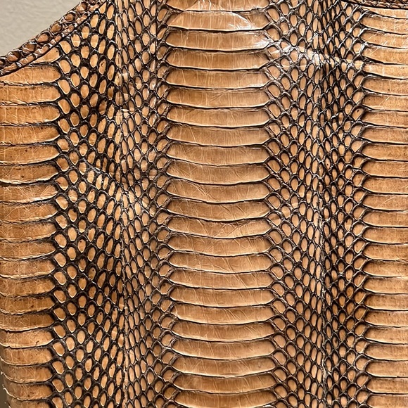 Leyla Exotic Skin Shoulder Tote - Picture 2 of 14